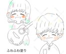 ご依頼者様だけのミニキャラアイコン作成します 即日お渡し可能！、ご希望に添えるようにお描きします！ イメージ3