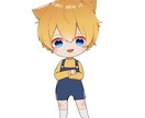 グッズに人気！キュートなデフォルメキャラ描きます 企業案件、個人様からのご依頼でも人気のデフォルメイラスト イメージ2