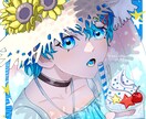 一目で引き込まれる魅力あるアイコンを描きます 可愛いからカッコいいまでＳＮＳや動画で使用できる絵をお届け！ イメージ1