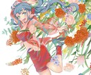絵柄を合わせて描きます snsのアイコンなどさまざまな用途でご利用いただけます イメージ3