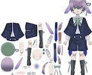 キャラデザからモデリングまで一括制作します 今だけ五名様まで安くお作りいたします イメージ2