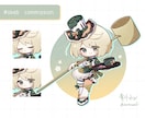 ミニキャラを制作します 商用利用OK！目を引くかわいいミニキャラをお届けします イメージ5
