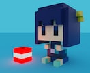 あなただけの人形風ボクセルアイコン作成します 格安価格で高クオリティなボクセルアイコンをお届けします！ イメージ3