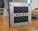 レーザー加工による表札製作いたします 二層アクリルによる立体表札を製作いたします イメージ1