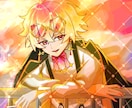 かっこいいアイコン用イラストお描きします 先着5名様まで低価格！存在感あるキラキラしたアイコンを制作！ イメージ7