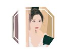 写真とイラストの中間のような似顔絵を描きます 「ちょうどいい似顔絵」をお探しの方へ。 イメージ4