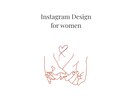 韓国風線画でおしゃれなインスタ投稿作成します 女性向け・ミニマルでやわらかいデザインが得意です イメージ2