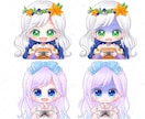 商用可能！可愛いデフォルメイラスト描きます 修正回数無制限！アイコン、配信用、グッズにも使えます♪ イメージ10