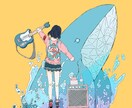 MV用1枚絵イラスト制作します ・ボカロPなど音楽活動においてMV用の1枚絵が必要な方へ イメージ1