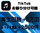 TikTok再生数5万回、いいね2000増やします TikTok集客・チャンネル増やし・宣伝・拡散手伝います！ イメージ5