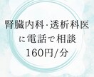 現役医師に電話で相談できます 身内からの相談のように本音でお答えします！ イメージ1