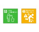 SDGs風ポスター作成します まるでSDGsのロゴのようなポスターを作ります！ イメージ2