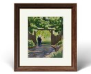 写真などをもとに風景画を描きます 写し取るだけでない滲みボカシを活かした風景画を描きます。 イメージ2