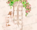 イラスト多数/完成品のイラストを販売しています ほのぼの・ほんわか一枚絵/アイコン・動画サムネなどに イメージ7