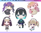 商用利用可★可愛いオーダーメイドキャラ作成します 配信用オリキャラなど☆ミニキャラ･SDキャラも イメージ5