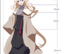 アニメ風、ゲーム風、立ち絵イラストお描きします 商用利用、二次利用OK 2種類の絵柄から立ち絵お描きします イメージ2
