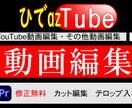 YouTubeなど動画を編集いたします 迅速対応、修正無料で依頼者様に納得して頂くよう努めます！ イメージ1