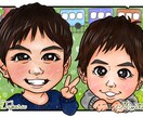 記念やプレゼントに最適！かわいい似顔絵お描きします “似顔絵検定1級取得” の似顔絵師が心を込めて制作します！ イメージ2