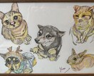 うちの子、お空ぐみの子、を可愛く描きます 可愛くフリーハンド、色鉛筆等でポストサイズからA4判サイズ イメージ7