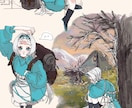 ストーリー性のある絵をお届けします より解像度の高いキャラクターの日常を覗いてみませんか。 イメージ6