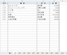 領収書をExcelにて集計表にします Excelを使って記帳代行致します イメージ2