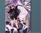おしゃれなトゥーン調の立ち絵イラスト作成します MV・グッズ・プレゼントに最適！ イメージ4