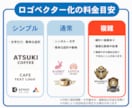 ロゴ画像をIllustratorでベクター化します PNG・JPGロゴ｜印刷会社経験者が入稿データ対応 イメージ4