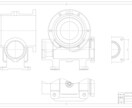 3Dデータ、2D図面作成します 機械部品・3Dプリント・紙図面トレースなど対応します！ イメージ2