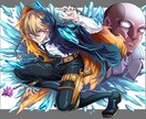 キャラクターイラスト制作賜ります web小説等、表紙や一枚絵などお気軽にどうぞ イメージ3
