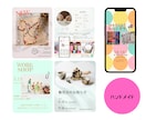 Canvaで個人店さま向けフィード制作します まるっと簡単にInstagram投稿へのお手伝いをします イメージ5
