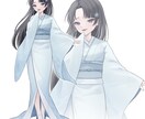 立ち絵、キャラクターデザインの作成をいたします Vtuber、立ち絵、IRIAM、ゲーム用などに使えます！ イメージ2