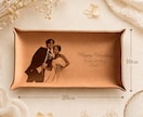 結婚祝い 写真入りレザートレイ作ります 結婚式後のプレゼント・両親贈呈品　ウェディングギフト イメージ8