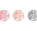 電子印鑑を０から作成します 法人実印・角印など最短翌日渡しも可能になります。 イメージ3