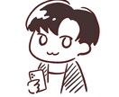 ゆるめのアイコンを描きます あなただけの素朴でゆるいプロフィール画像を描きます。 イメージ3