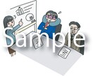脱力系ヘタウマイラストを作成します 唯一無二の独特なイラストを作成！人物のみ・背景込みも対応！ イメージ1