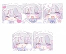 可愛いスタンプ/バッジ作ります あなたの配信にかわいいスタンプはいかがでしょうか！ イメージ3