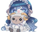 ミニキャラクター作成します ゆるくて可愛いミニキャラ作成/2〜3頭身 イメージ1
