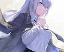 情感あふれるイラスト・一枚絵を制作いたします キャラクター・一枚絵・アイコンなど、幅広く対応いたします！ イメージ9