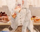 あなたの創作キャラををアナログ水彩で描きます 額装・現物発送も。あなたの「うちの子」描かせてください！ イメージ4