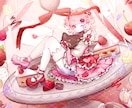 可愛くて暖かいイラストかきます 可愛くてキラキラしてる女の子のイラストを作成します♪ イメージ8