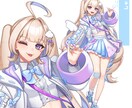 IRIAM、TRPG用のキャラデザ〜立ち絵描きます キャラクターデザインにこだわった立ち絵の作成を行います イメージ2