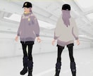3D Vtuber様へ 対応衣装を制作します リアクロからモードまで、特別な時間に、個性が光る一点物を。 イメージ8