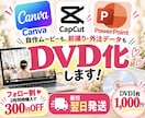 Canva・CapCut動画を提出用DVDにします 実績2,300件｜式場上映対応DVD化　女性スタッフが対応！ イメージ1