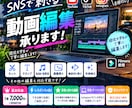 SNS・YouTube対応 動画編集承ります 現役大学生が、見やすくテンポの良い動画に仕上げます！ イメージ1