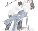 結婚祝いに人気 | 水彩画似顔絵描きます 【イラストオーダー】水彩画風イラスト♡結婚祝いに人気 イメージ6