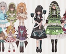 ガーリーでアンティークなデザイン作ります Vtuber・TRPG向けの様々なデザインに対応 イメージ3