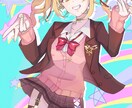 目をひくかわいいイラスト描きます ※商用可 女の子希望の方向けです!! イメージ3
