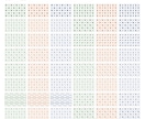 シームレス背景パターン素材183種をお渡しします 和柄・北欧・ボタニカルほか。SVGとPNGで色も変えられます イメージ6