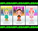 ポップクールなキャラクターをセミオーダー制作します プリセットでも印象的な仕上がりに！ イメージ4