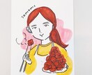 シンプルでゆるくてあったかい似顔絵描きます イラストレーターが描く、ほんのり似てる似顔絵です イメージ6
